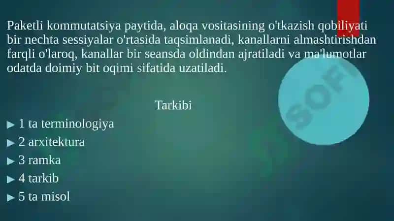 Tarmoq paketlari 3