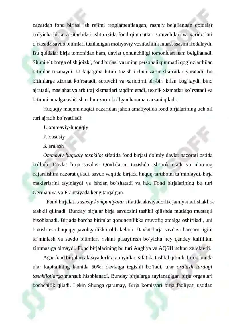 Fond birjasi 3