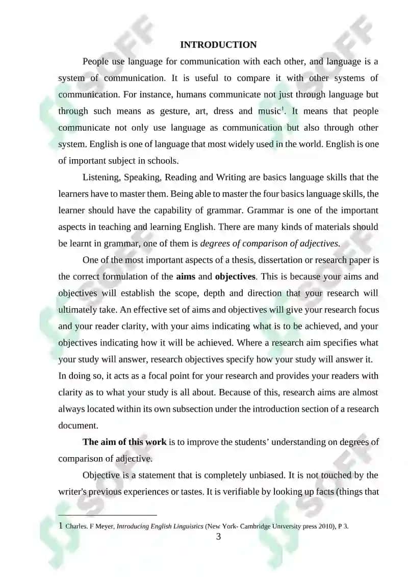 The Grammatical Category of Degrees of Comparison 3