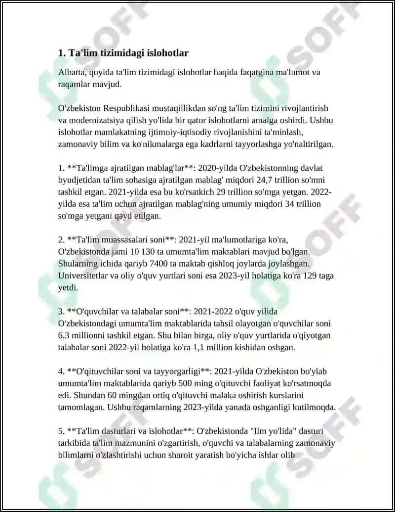 O'ZBEKISTON RESPUBLIKASIDA IJTIMOIY OZGARISHLAR 3