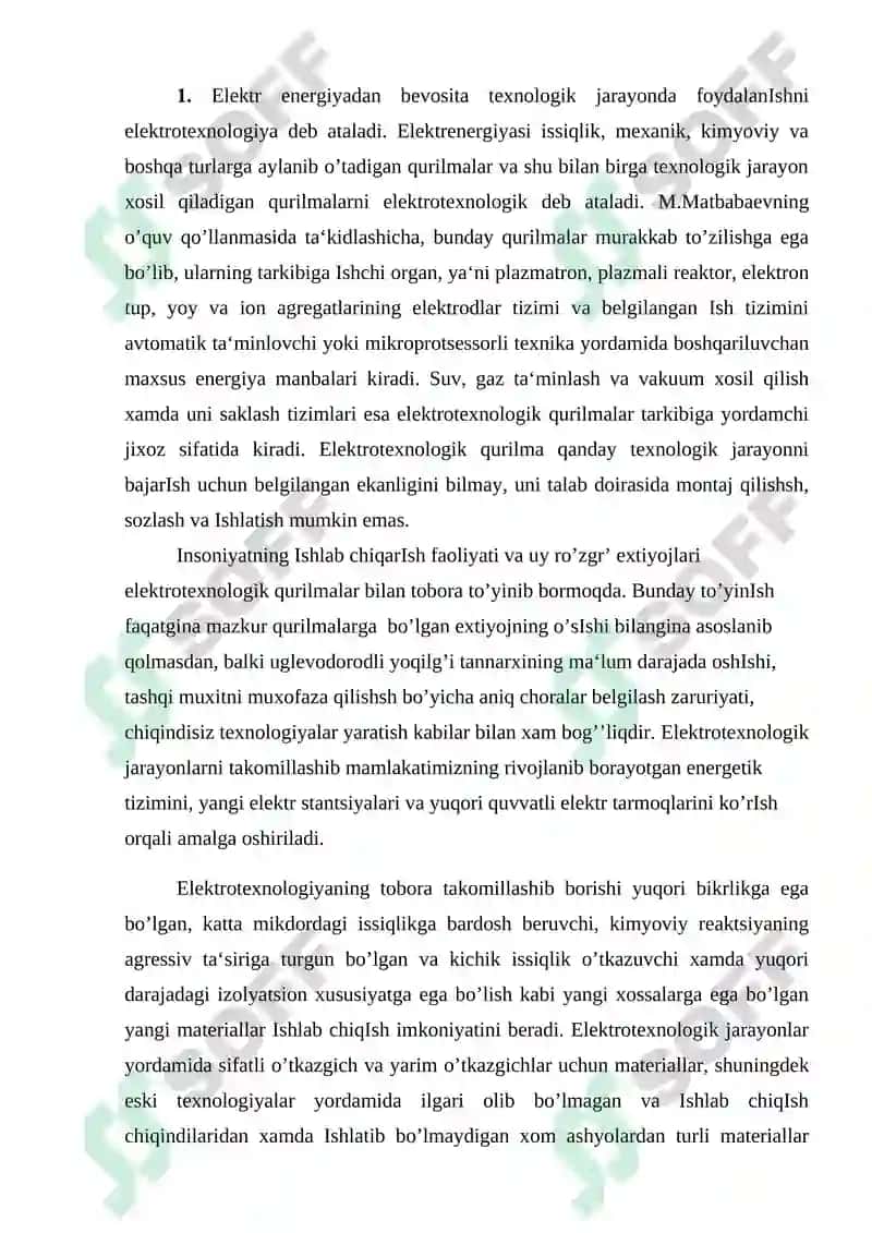 Elektrotexnologiya 3
