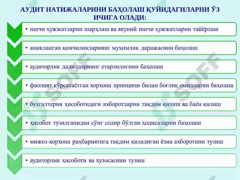 Аудиторлик текширувлар 3