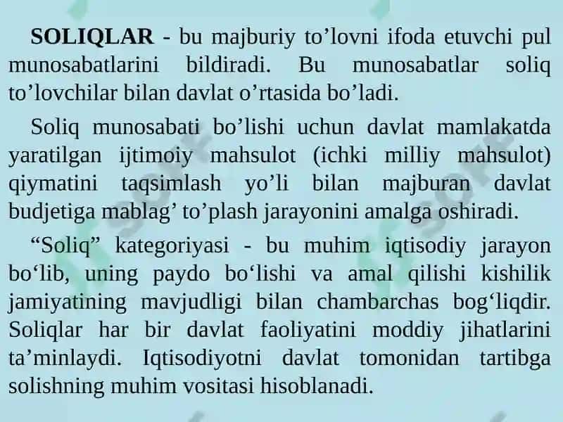 SOLIQLAR VA SOLIQQA TORTISH 3
