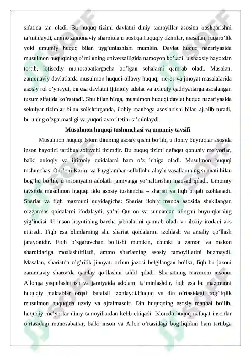Musulmon huquqining manbalari 3