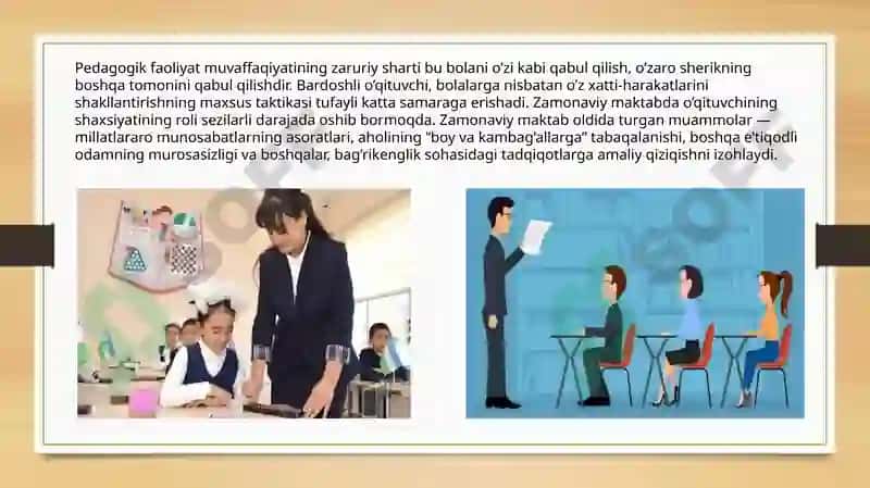 Pedagogik taktni qo’llash shartlari 3