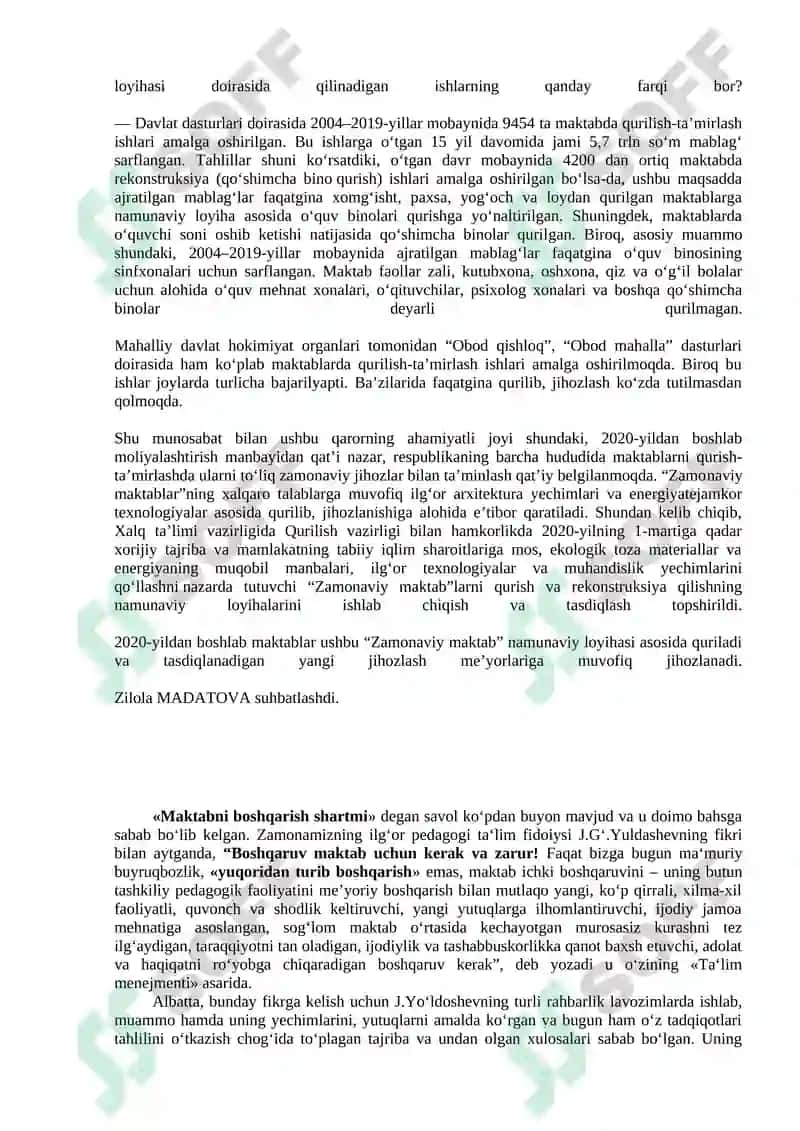Zamonaviy maktablar 3