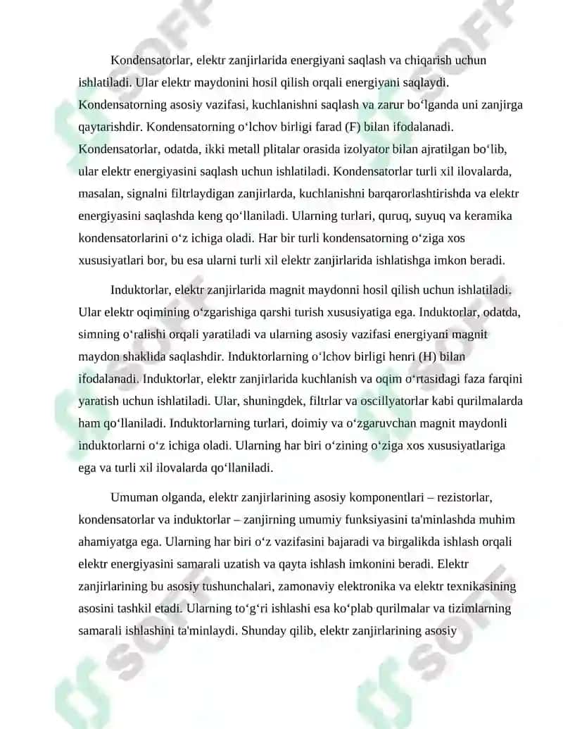 Elektr zanjirlarining asosiy tushunchalari va ularning turlari 3