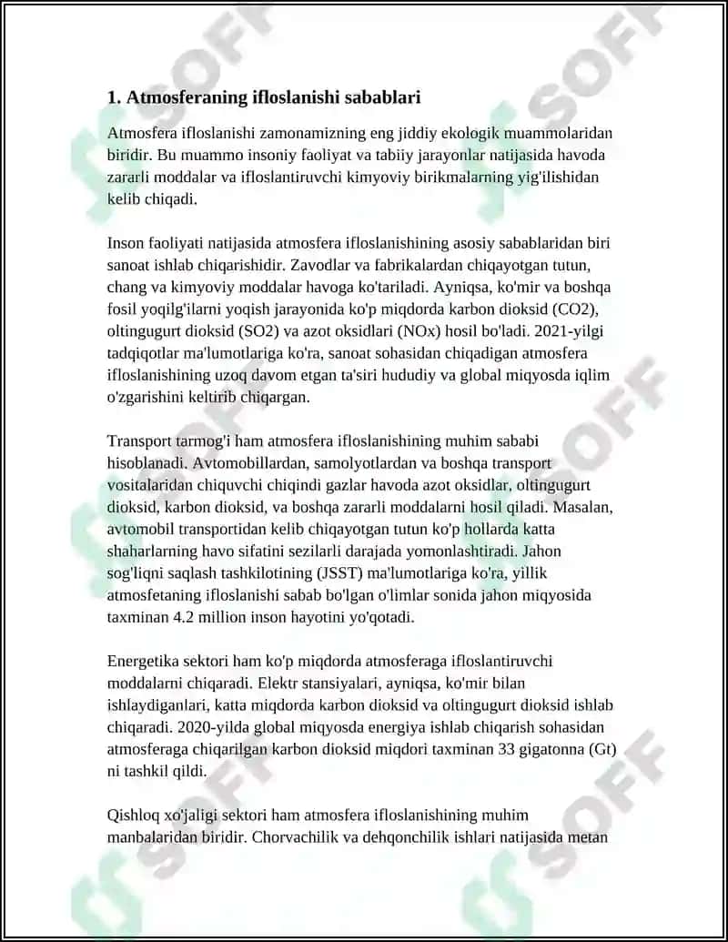 ATMOSFERANING IFLOSLANISH MUOMMOLARI 3