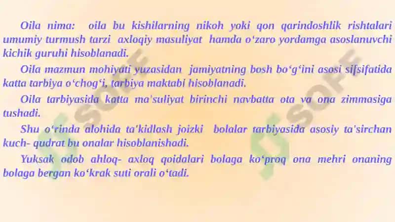 Oila tarbiyasi mazmuni va mohiyati 3