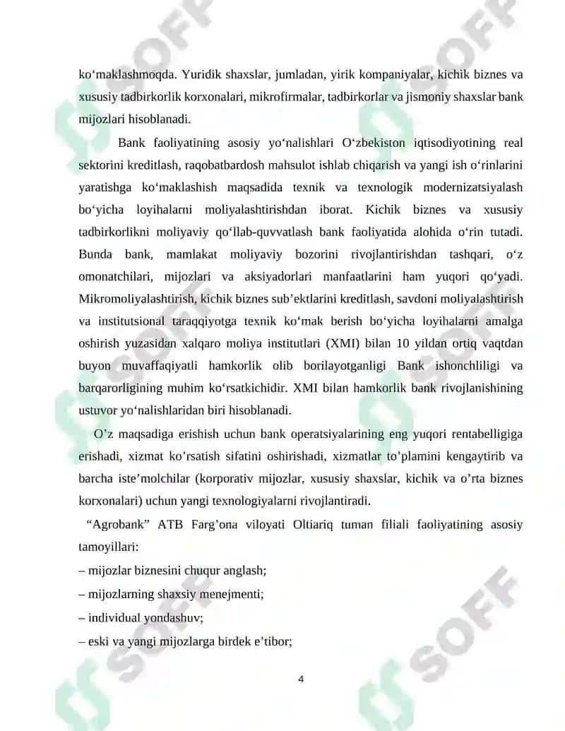 Agrobank bo'ycha amaliyot hisoboti 3