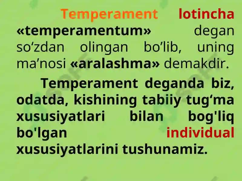 SHAXSNING INDIVIDUAL XUSUSIYATLARI 3