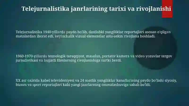 Telejurnalistikadajanrlar 3