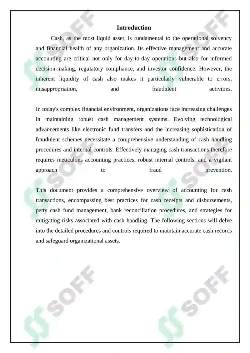 Accounting for Cash Transactions 3