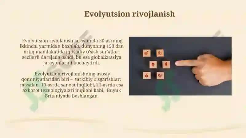 Evolyutsion rivojlanish 3