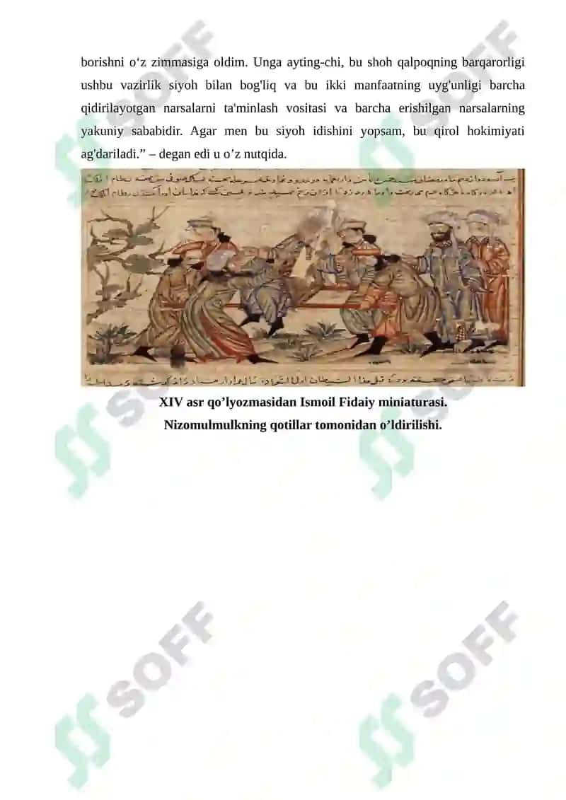 Nizommulkning «Siyosatnoma» asari tahlili 3