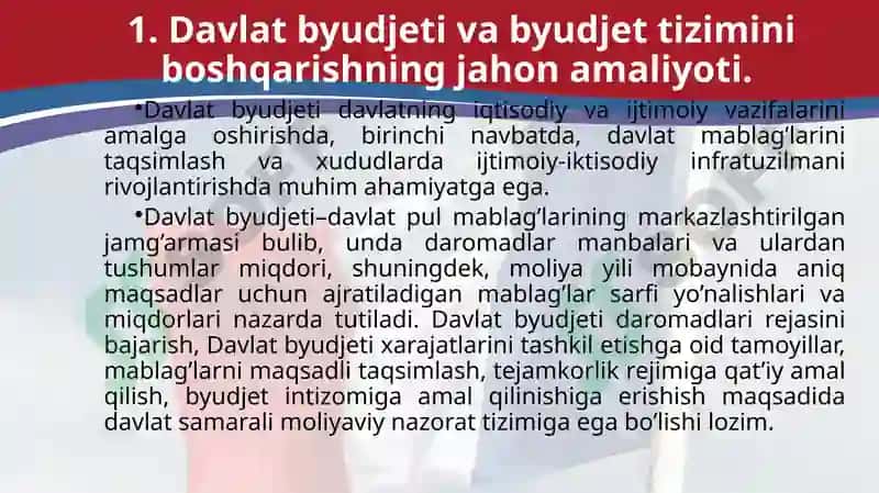Davlat byudjeti va byudjet tizimi 3
