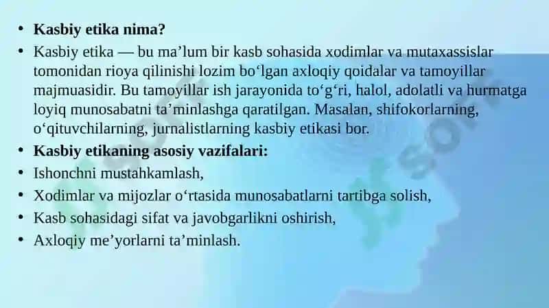 Kasbiy etikasi va o‘qituvchining axloqiy mas’uliyati 3