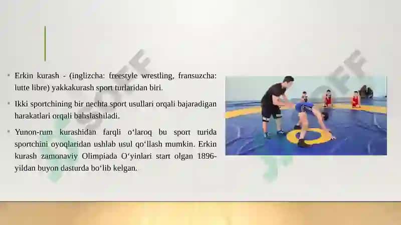 Erkin kurash texnikalari, parter cho’kalagan holatdagi usullar qarshi usullar 3