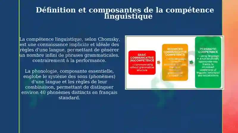 Le concept de competence linguistique 3