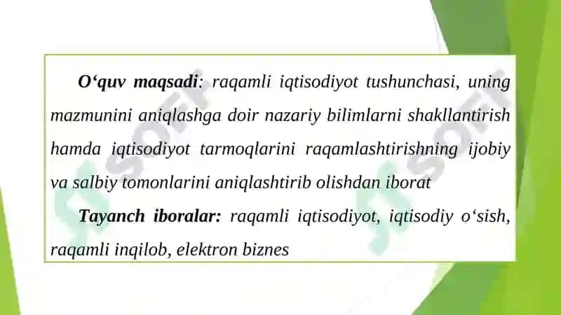 RAQAMLI IQTISODIYOT TUSHUNCHASI 3