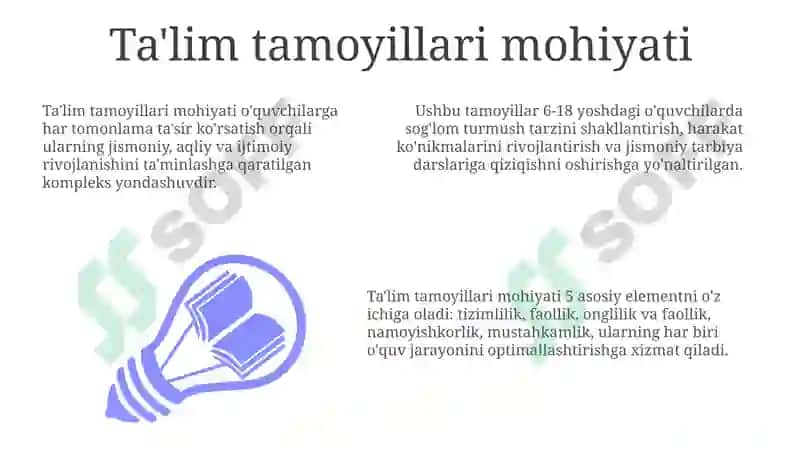 Ta'lim tamoyillari va ularning ahamiyati 3