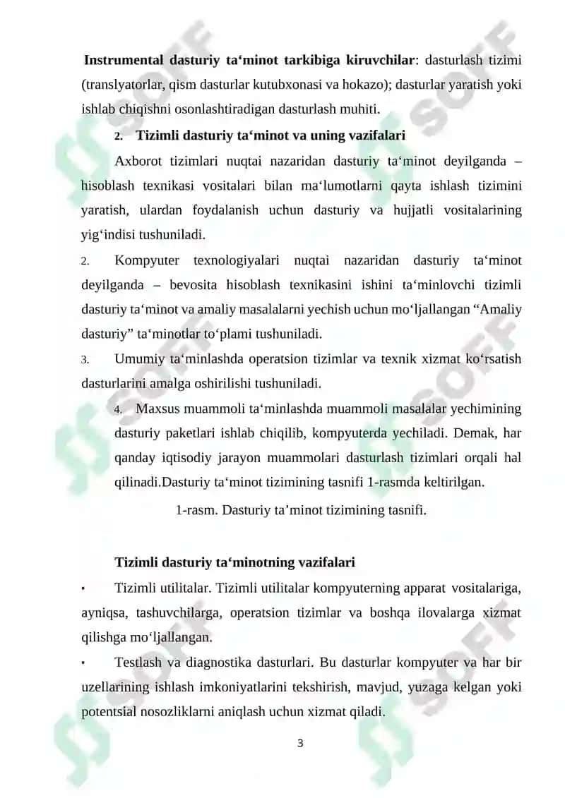 Kompyuterning Dasturiy Ta‘minoti 3