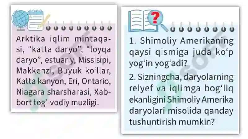 Shimoliy Amerika iqlimi va ichki suvlari 3