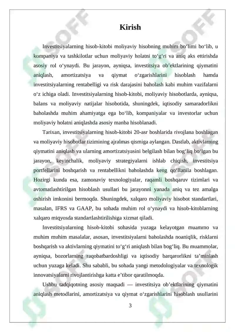 Investitsiyalar Hisobi 3
