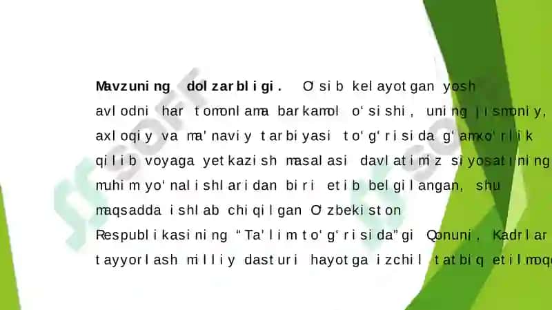 Tasviriy faoliyat turlari 3