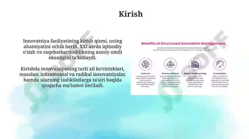 Innovatsiya faoliyatining mohiyati 3