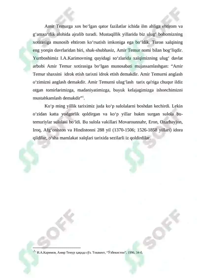 AMIR TEMUR DAVLATINING DAVLATCHILIK TARIXI 3