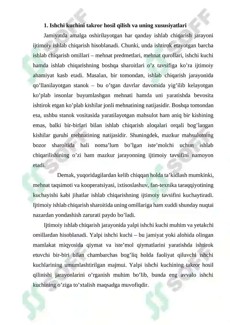 Ishchi kuchi, uning bandligi va ishsizlik 3