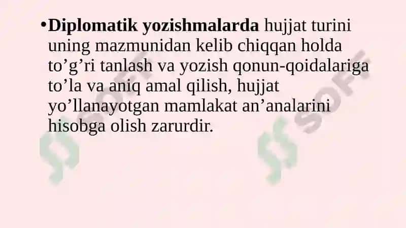 Diplomatik yozishmalar 3