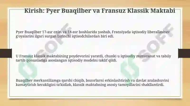 Pyer Buaqilber: Hayoti, Asosiy G'oyalari va Tarixiy Kontekst 3
