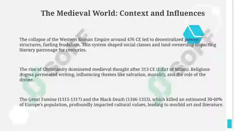 Literature of the Middle Ages 3
