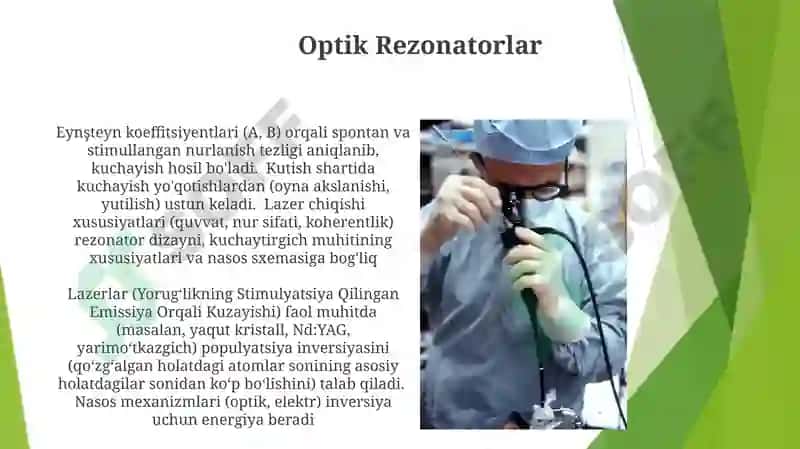 Lazerlar va ularning ishlash prinsiplari 3