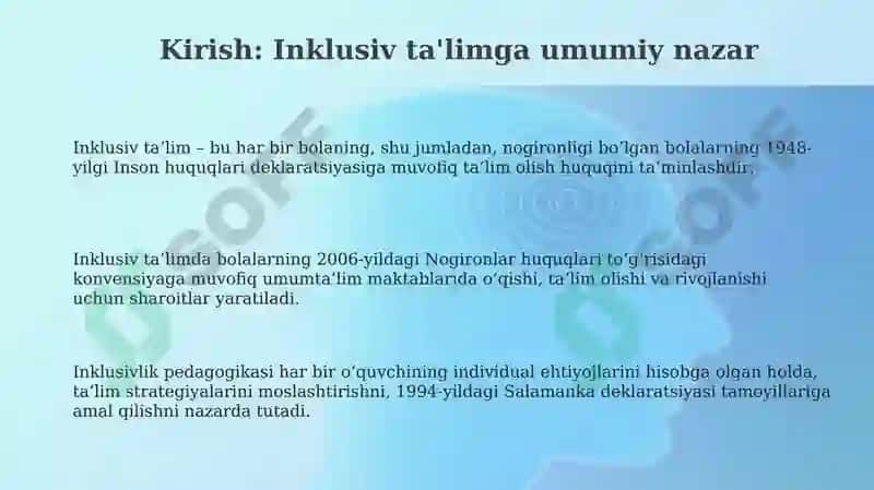 Inklyuziv ta'lim vauningahamiyati 3