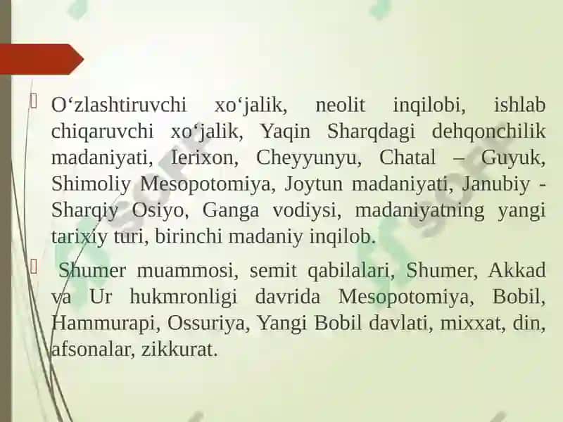 Qadimgi Mesopotamiya sivilizatsiyasi 3