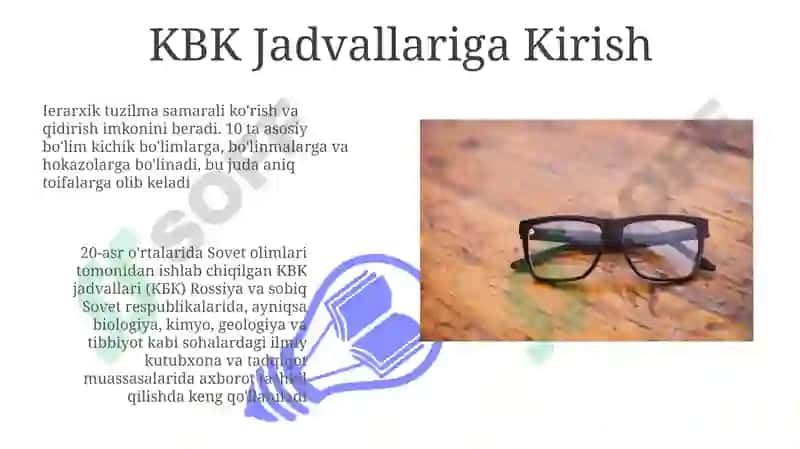 KBK jadvali yordamida tabiiy fanlar 3