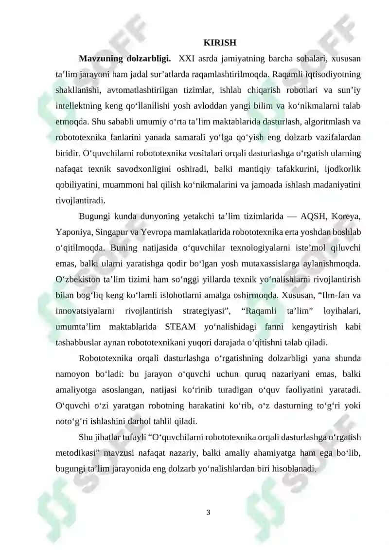 Oʻquvchilarni robototexnika orqali dasturlashga oʻrgatish 3