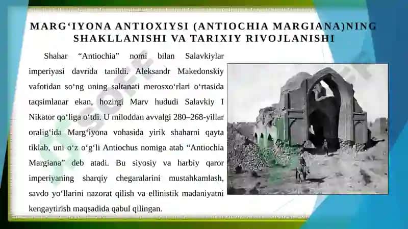 Margʻiyona Antioxiysi - Marv shahri 3