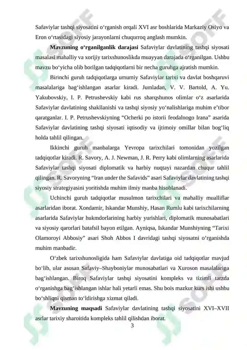 Safaviylar Davlatining Tashqi Siyosati 3