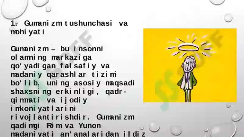 Gumanizm falsafasi va uning mazmun-mohiyati 3