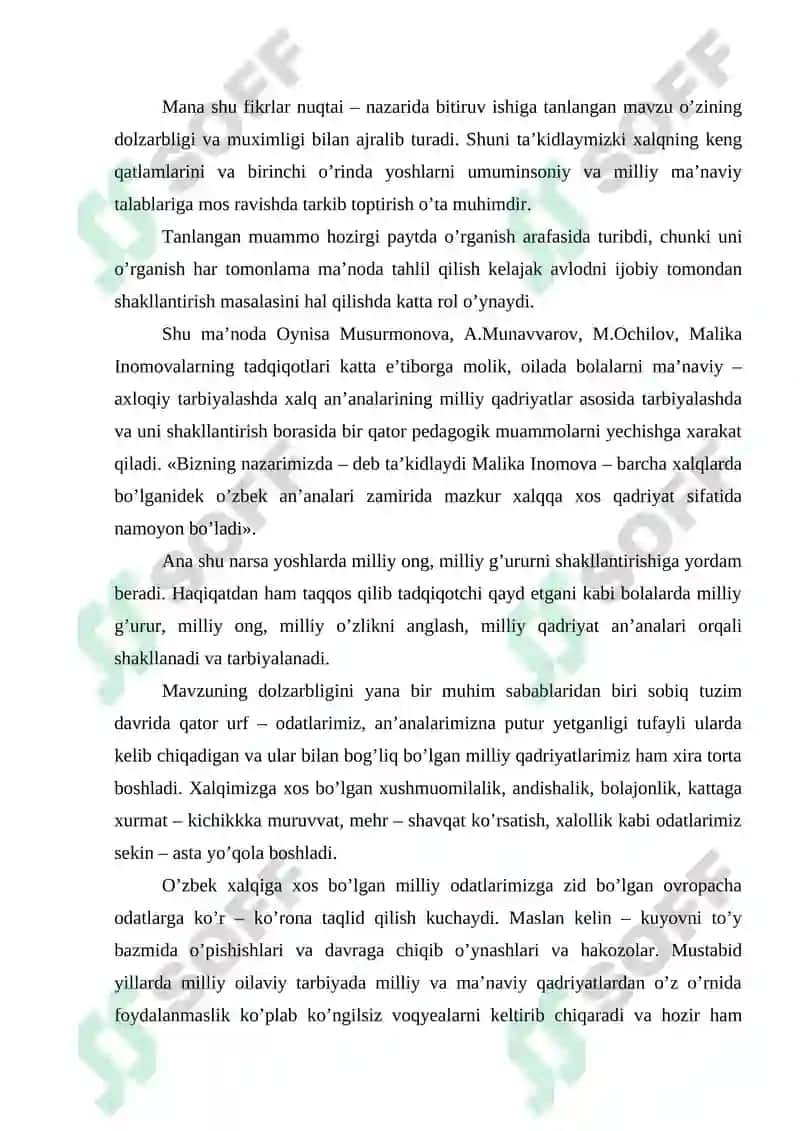 Oila tarbiyasida milliy qadryatlarning ahamiyati 3