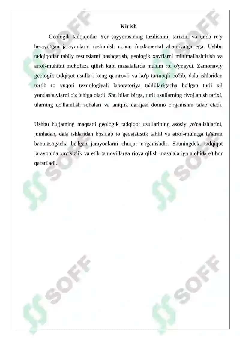 Geologik Tadqiqot Usullari 3