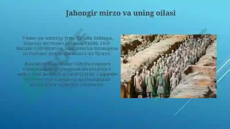 Temuriylar shajarasini tuzish 3