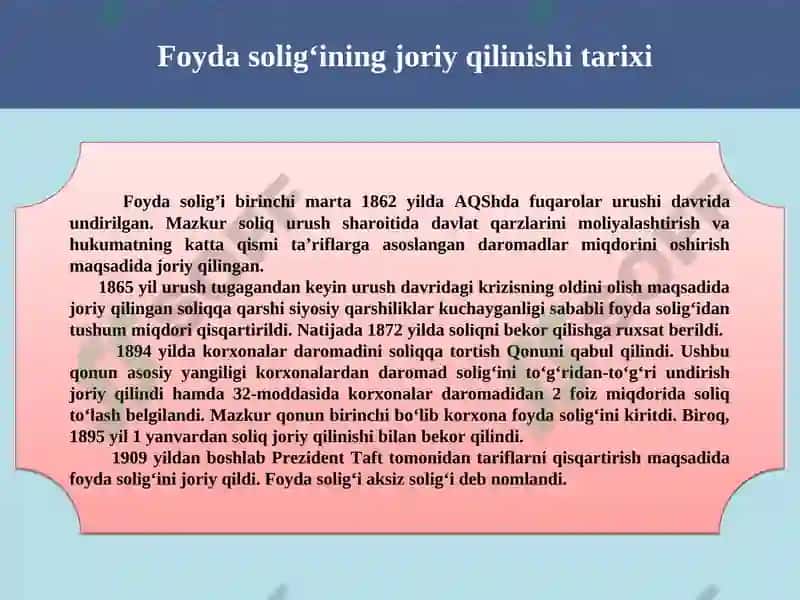 Foyda solig‘i 3