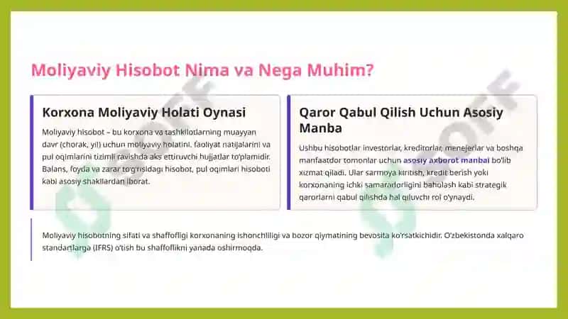 Moliyaviy natijalar hisobotining tahlili 3