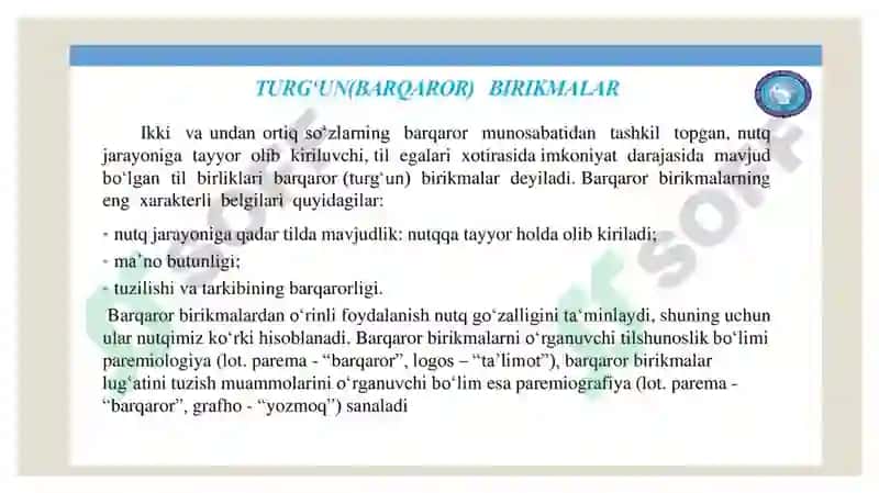 Barqaror birikmalar 3