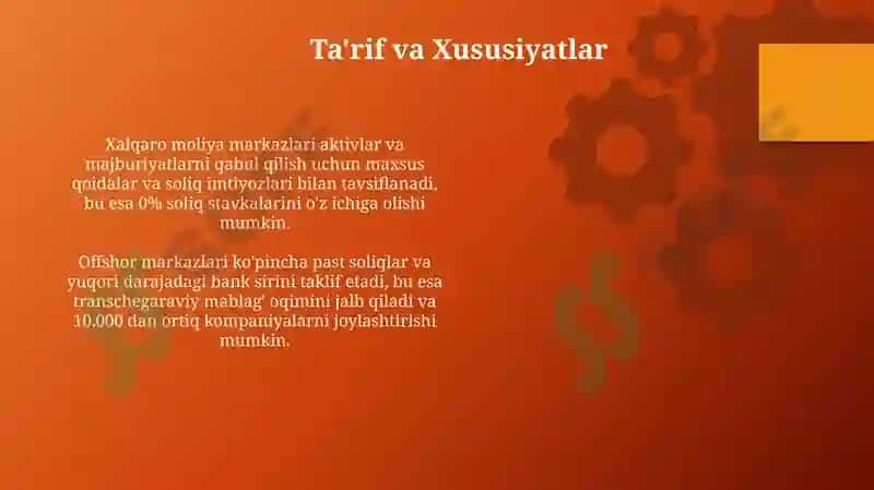 Xalqaro moliyaviy va ofshor markazlar 3